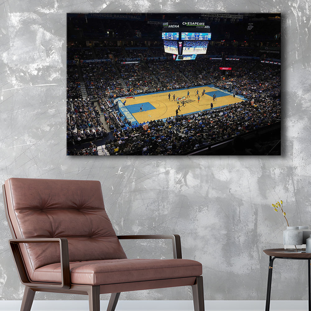 Charlotte Court, Stadium Canvas, Sport Art, Gift for him, Man Cave Decor, Art Print, Canvas Print Wall Art