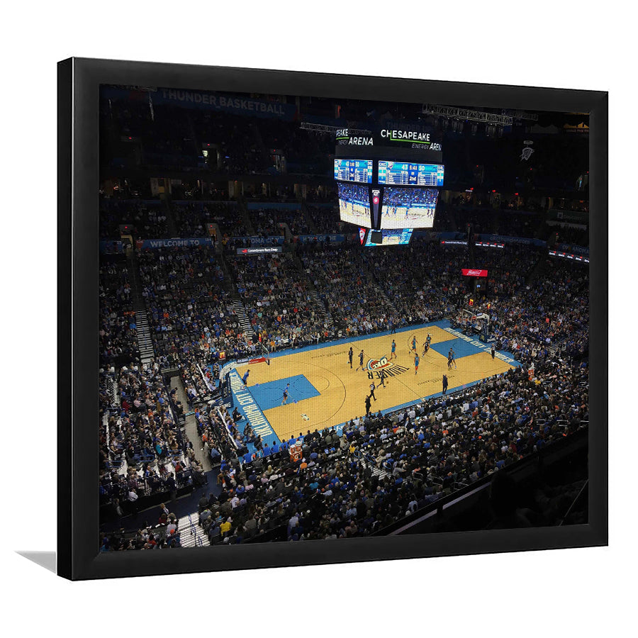 Charlotte Court, Stadium Canvas, Sport Art, Gift for him, Framed Art Print Wall Decor, Picture Framed