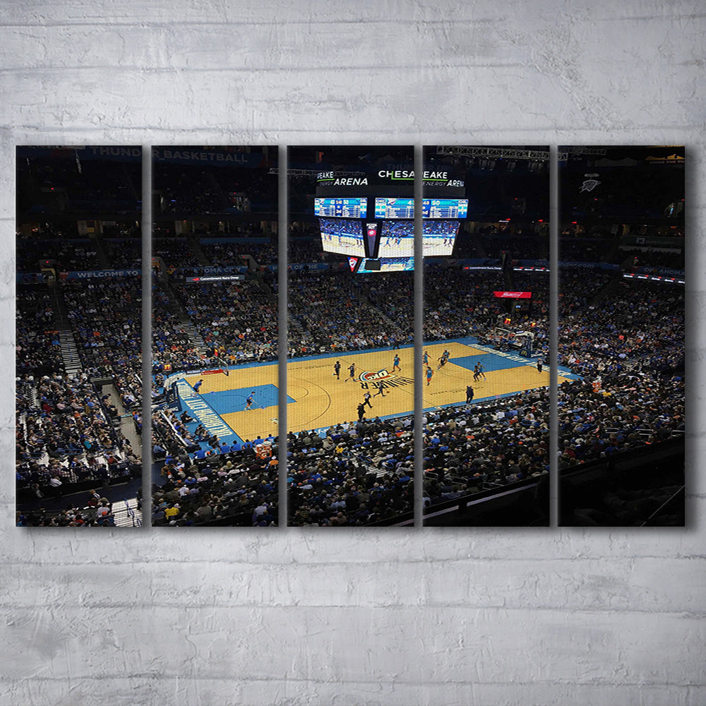 Charlotte Court, Stadium Canvas, Sport Art, 5 Panel B, Extra Large Canvas, Canvas Print Wall Art