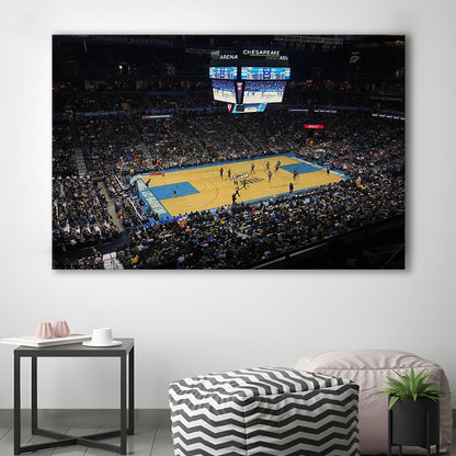 Charlotte Court, Stadium Canvas, Sport Art, Gift for him, Man Cave Decor, Art Print, Canvas Print Wall Art