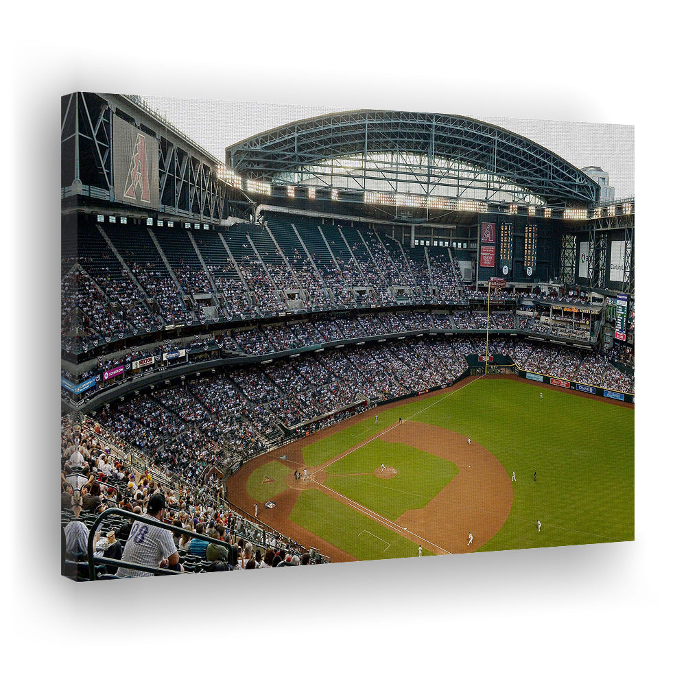 Chase Field, Stadium Canvas, Sport Art, Gift for him, Man Cave Decor, Art Print, Canvas Print Wall Art