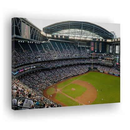 Chase Field, Stadium Canvas, Sport Art, Gift for him, Man Cave Decor, Art Print, Canvas Print Wall Art