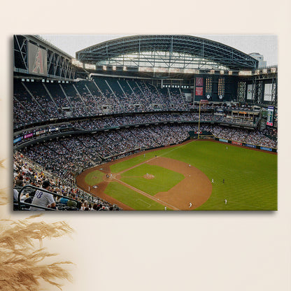 Chase Field, Stadium Canvas, Sport Art, Gift for him, Man Cave Decor, Art Print, Canvas Print Wall Art