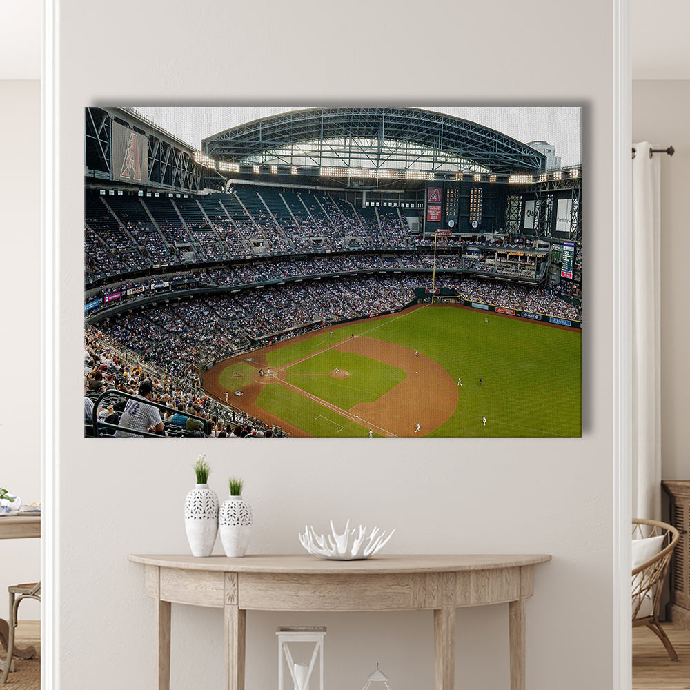 Chase Field, Stadium Canvas, Sport Art, Gift for him, Man Cave Decor, Art Print, Canvas Print Wall Art