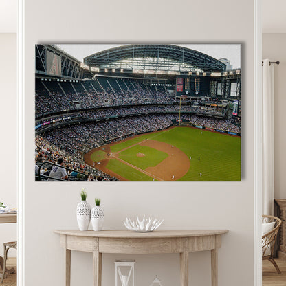 Chase Field, Stadium Canvas, Sport Art, Gift for him, Man Cave Decor, Art Print, Canvas Print Wall Art