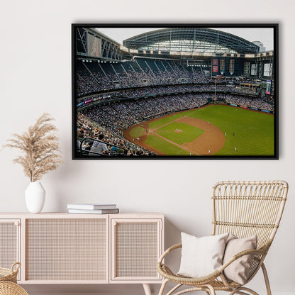 Chase Field, Stadium Canvas, Sport Art, Framed Canvas Print Wall Art, Floating Frame