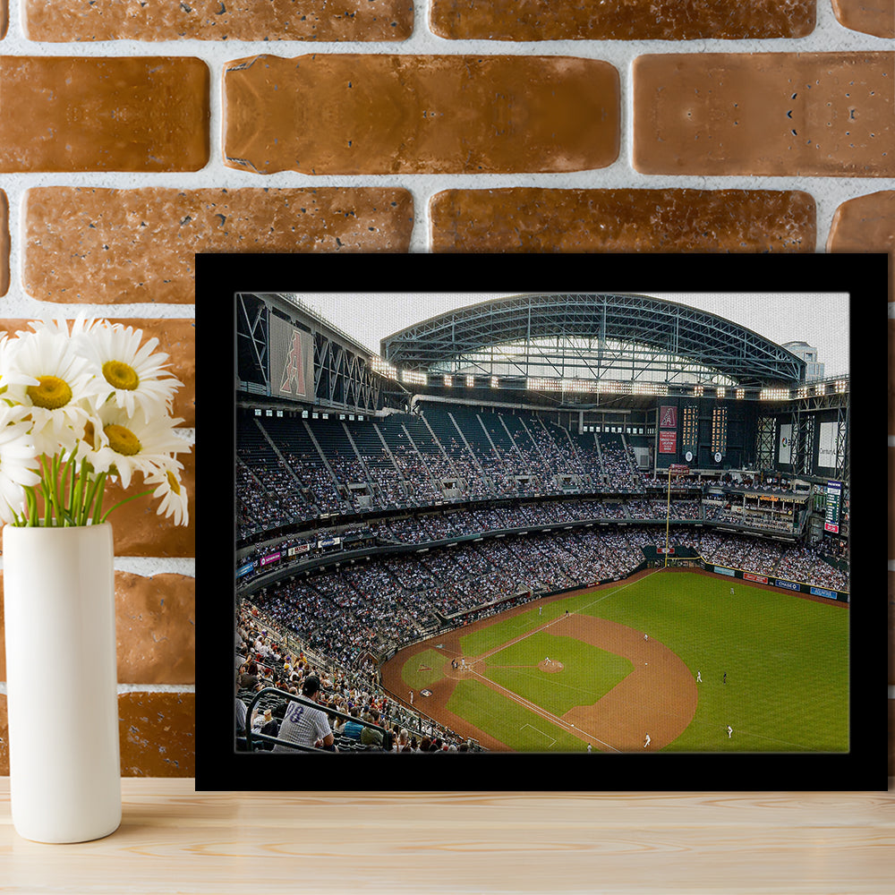 Chase Field, Stadium Canvas, Sport Art, Gift for him, Framed Art Print Wall Decor, Picture Framed
