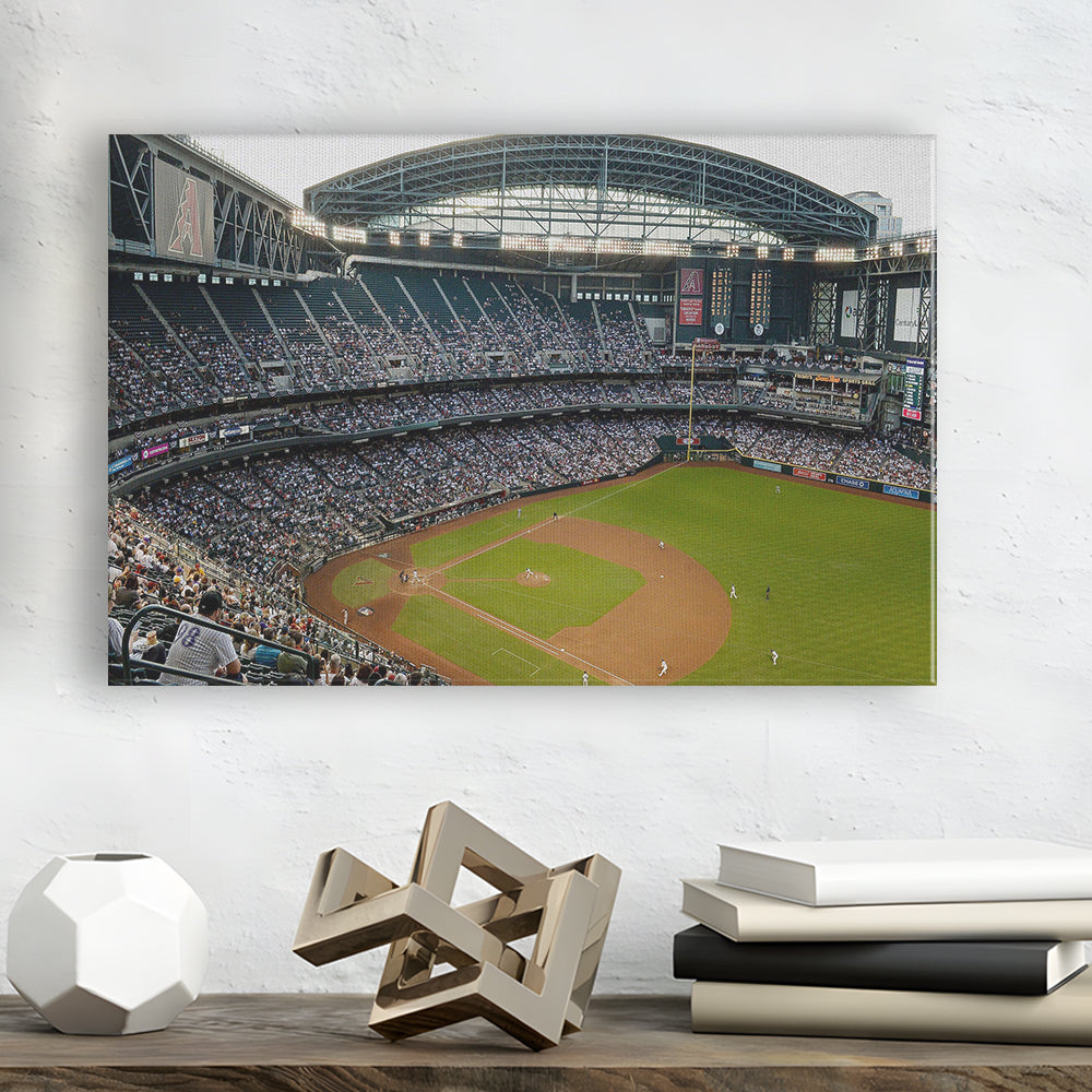 Chase Field, Stadium Canvas, Sport Art, Gift for him, Man Cave Decor, Art Print, Canvas Print Wall Art