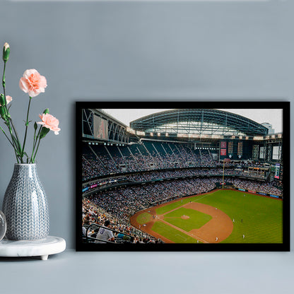 Chase Field, Stadium Canvas, Sport Art, Gift for him, Framed Art Print Wall Decor, Picture Framed