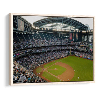 Chase Field, Stadium Canvas, Sport Art, Framed Canvas Print Wall Art, Floating Frame