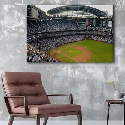 Chase Field, Stadium Canvas, Sport Art, Gift for him, Man Cave Decor, Art Print, Canvas Print Wall Art