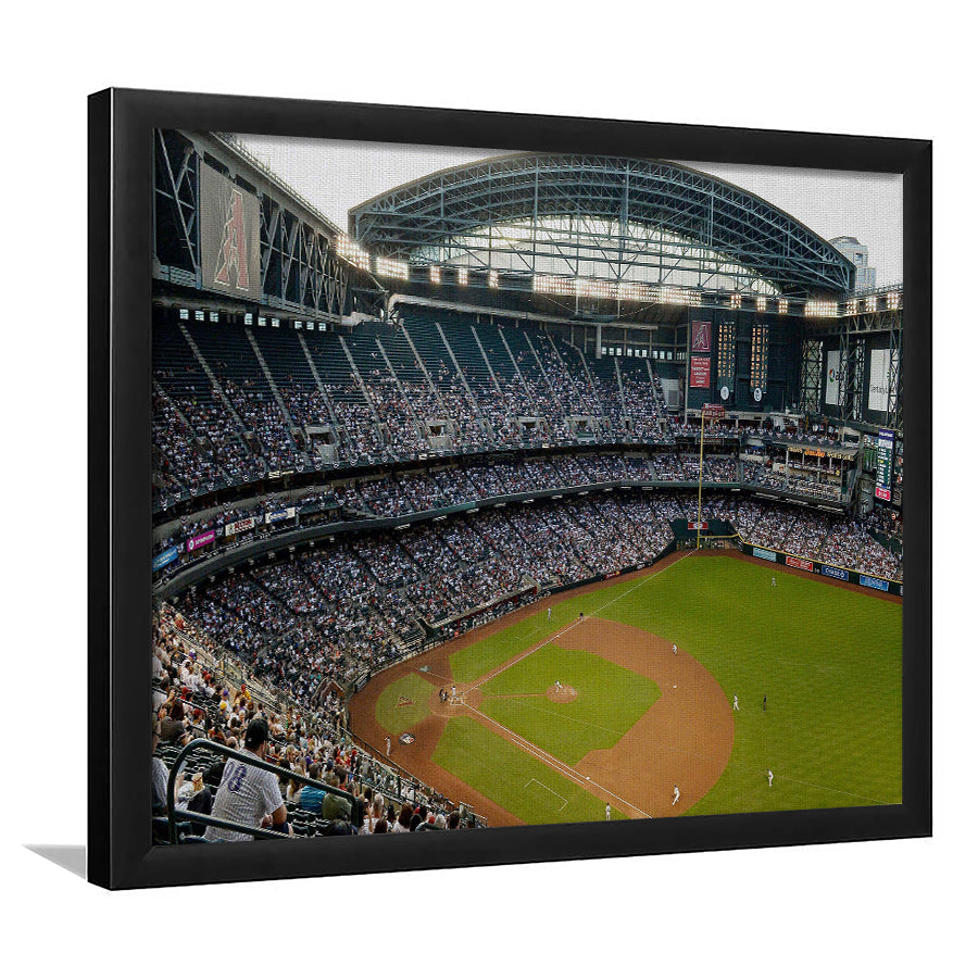 Chase Field, Stadium Canvas, Sport Art, Gift for him, Framed Art Print Wall Decor, Picture Framed