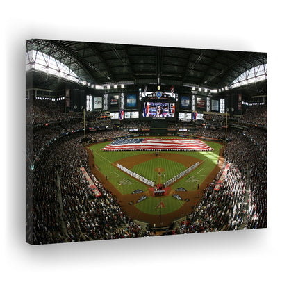 Chase Field in Arizona, Stadium Canvas, Sport Art, Gift for him, Man Cave Decor, Art Print, Canvas Print Wall Art