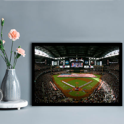 Chase Field in Arizona, Stadium Canvas, Sport Art, Gift for him, Framed Art Print Wall Decor, Picture Framed