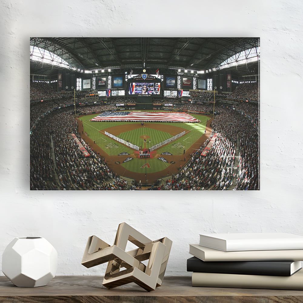 Chase Field in Arizona, Stadium Canvas, Sport Art, Gift for him, Man Cave Decor, Art Print, Canvas Print Wall Art