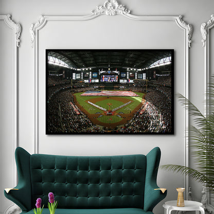 Chase Field in Arizona, Stadium Canvas, Sport Art, Gift for him, Framed Art Print Wall Decor, Picture Framed