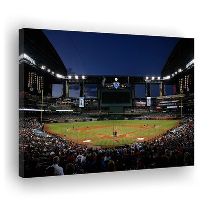 Chase Field in Phoenix Arizona, Stadium Canvas, Sport Art, Gift for him, Man Cave Decor, Art Print, Canvas Print Wall Art