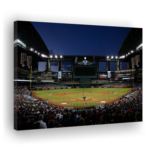 Chase Field in Phoenix Arizona, Stadium Canvas, Sport Art, Gift for him, Man Cave Decor, Art Print, Canvas Print Wall Art