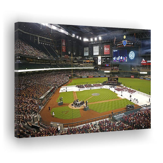 Chase Field in Phoenix Arizona, Stadium Canvas, Sport Art, Fan Gifts, Man Cave Decor, Art Print, Canvas Print Wall Art