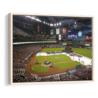 Chase Field in Phoenix Arizona, Stadium Canvas, Sport Art, Fan Gifts, Framed Canvas Print Wall Art, Floating Frame