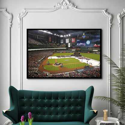 Chase Field in Phoenix Arizona, Stadium Canvas, Sport Art, Fan Gifts, Framed Art Print Wall Decor, Picture Framed