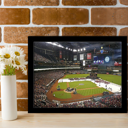Chase Field in Phoenix Arizona, Stadium Canvas, Sport Art, Fan Gifts, Framed Art Print Wall Decor, Picture Framed