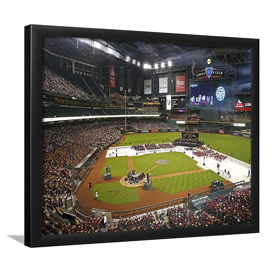 Chase Field in Phoenix Arizona, Stadium Canvas, Sport Art, Fan Gifts, Framed Art Print Wall Decor, Picture Framed