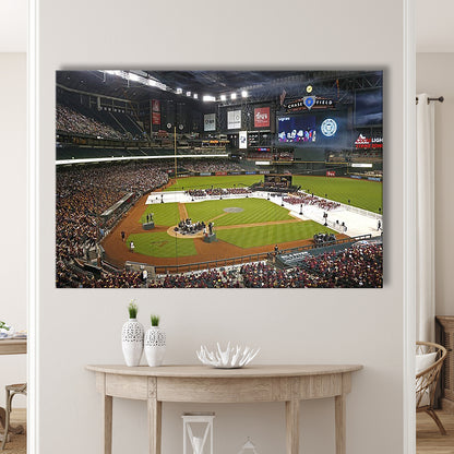 Chase Field in Phoenix Arizona, Stadium Canvas, Sport Art, Fan Gifts, Man Cave Decor, Art Print, Canvas Print Wall Art