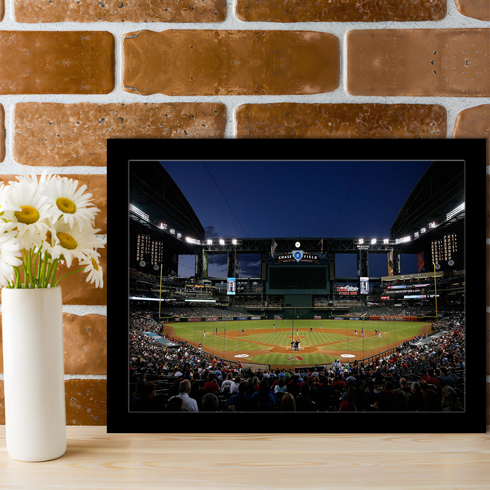 Chase Field in Phoenix Arizona, Stadium Canvas, Sport Art, Gift for him, Framed Art Print Wall Decor, Picture Framed
