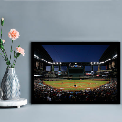 Chase Field in Phoenix Arizona, Stadium Canvas, Sport Art, Gift for him, Framed Art Print Wall Decor, Picture Framed