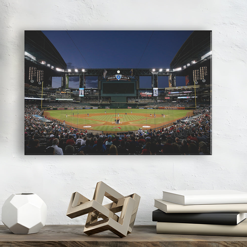 Chase Field in Phoenix Arizona, Stadium Canvas, Sport Art, Gift for him, Man Cave Decor, Art Print, Canvas Print Wall Art