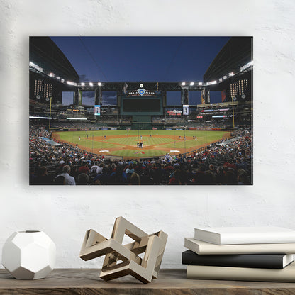 Chase Field in Phoenix Arizona, Stadium Canvas, Sport Art, Gift for him, Man Cave Decor, Art Print, Canvas Print Wall Art