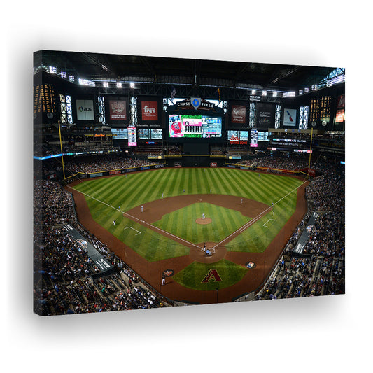 Chase field ball park in Arizona, Stadium Canvas, Sport Art, Gift for him, Man Cave Decor, Art Print, Canvas Print Wall Art