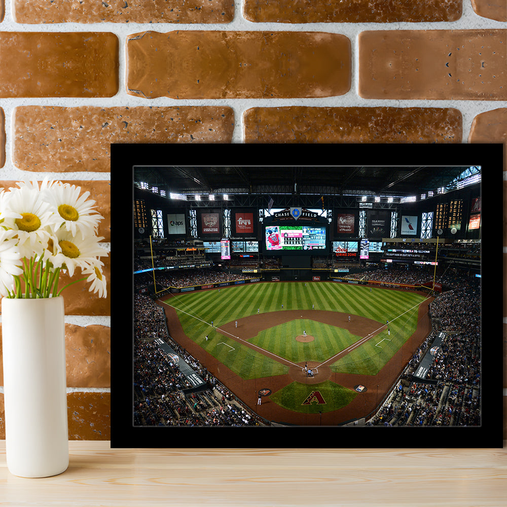 Chase field ball park in Arizona, Stadium Canvas, Sport Art, Gift for him, Framed Art Print Wall Decor, Picture Framed