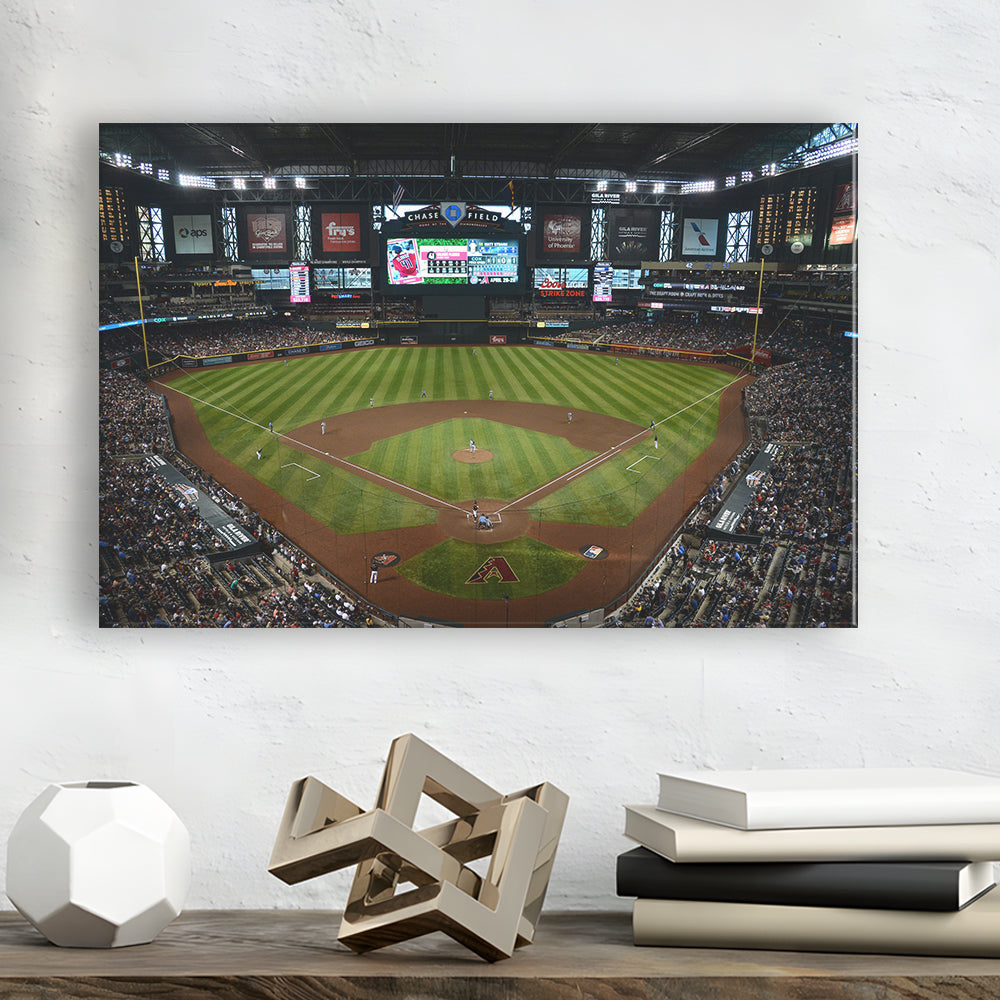 Chase field ball park in Arizona, Stadium Canvas, Sport Art, Gift for him, Man Cave Decor, Art Print, Canvas Print Wall Art