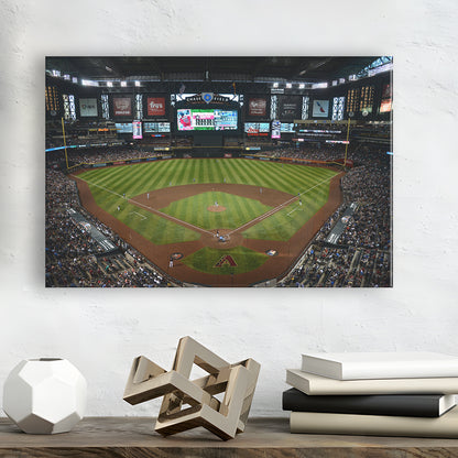 Chase field ball park in Arizona, Stadium Canvas, Sport Art, Gift for him, Man Cave Decor, Art Print, Canvas Print Wall Art