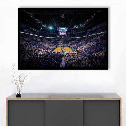 Chesapeake Energy Arena, Stadium Canvas, Sport Art, Gift for him, Framed Art Print Wall Decor, Picture Framed