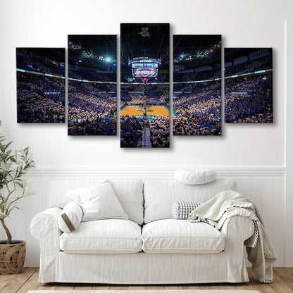 Chesapeake Energy Arena, Stadium Canvas, Sport Art, Gift for him, 5 Panel, Large Canvas, Canvas Print Wall Art