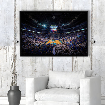 Chesapeake Energy Arena, Stadium Canvas, Sport Art, Framed Canvas Print Wall Art, Floating Frame