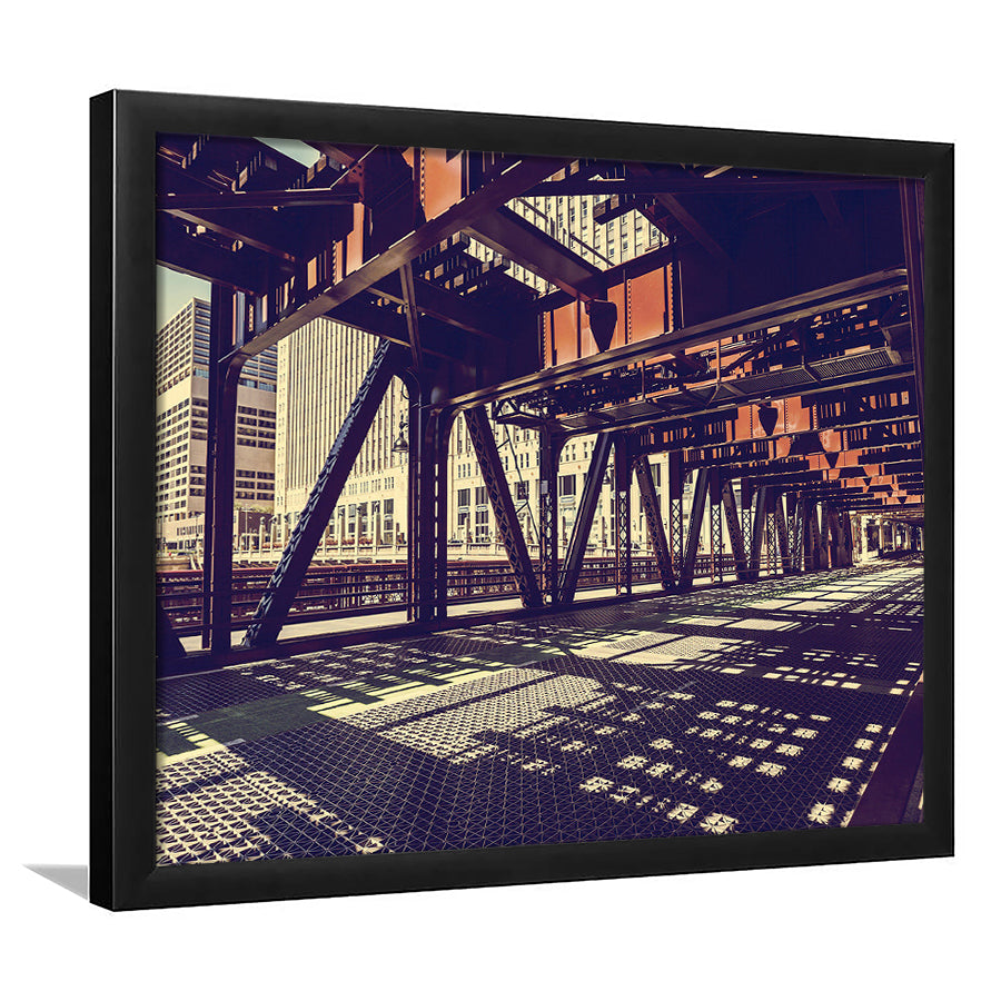 Chicago Usa Art, Chicago Illinois Art, Chicago Print Art ,Chicago City Wall Decor, Framed Art Print, Picture Framed