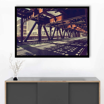 Chicago Usa Art, Chicago Illinois Art, Chicago Print Art ,Chicago City Wall Decor, Framed Art Print, Picture Framed