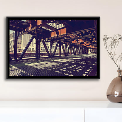 Chicago Usa Art, Chicago Illinois Canvas, Chicago Print Art ,Chicago City, Framed Cavas Print, Floating Frame