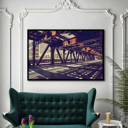 Chicago Usa Art, Chicago Illinois Art, Chicago Print Art ,Chicago City Wall Decor, Framed Art Print, Picture Framed