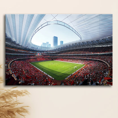 China Sporty Gossip Stadium, Stadium Canvas, Sport Art, Gift for him, Man Cave Decor, Art Print, Canvas Print Wall Art