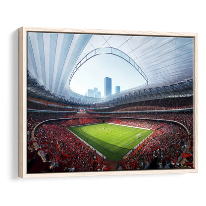 China Sporty Gossip Stadium, Stadium Canvas, Sport Art, Framed Canvas Print Wall Art, Floating Frame