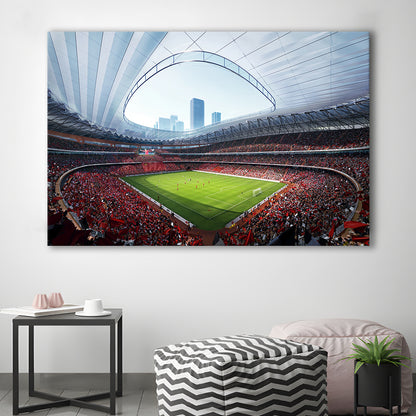 China Sporty Gossip Stadium, Stadium Canvas, Sport Art, Gift for him, Man Cave Decor, Art Print, Canvas Print Wall Art