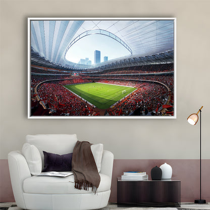 China Sporty Gossip Stadium, Stadium Canvas, Sport Art, Framed Canvas Print Wall Art, Floating Frame