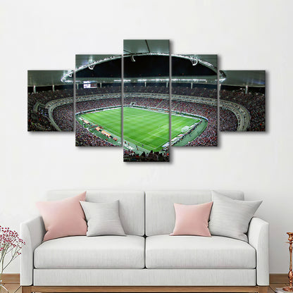 Chivas Guadalajara Stadium, Stadium Canvas, Sport Art, Gift for him, 5 Panel, Large Canvas, Canvas Print Wall Art