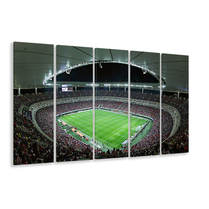 Chivas Guadalajara Stadium, Stadium Canvas, Sport Art, 5 Panel B, Extra Large Canvas, Canvas Print Wall Art