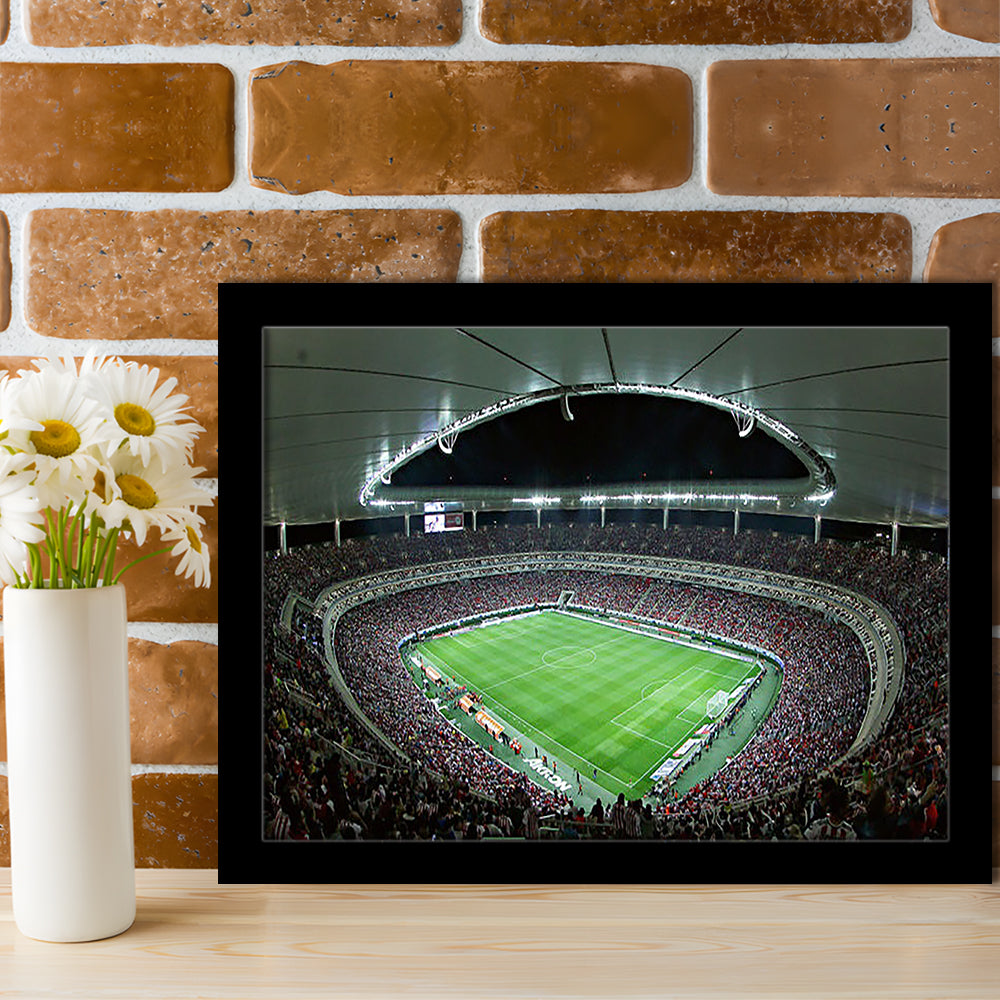 Chivas Guadalajara Stadium, Stadium Canvas, Sport Art, Gift for him, Framed Art Print Wall Decor, Picture Framed
